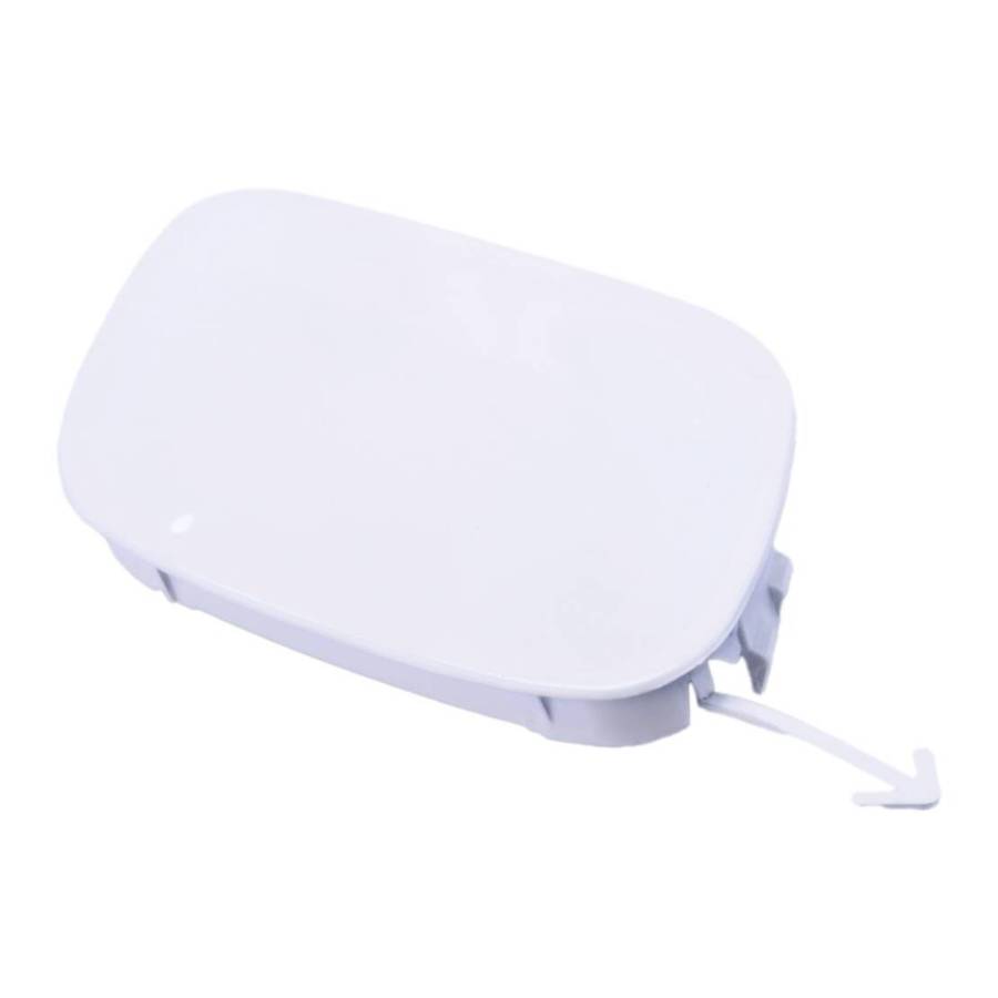 White Front Bumper Left Tow Hook Eye Cap Cover Fit For Toyota Prius 2019-2021