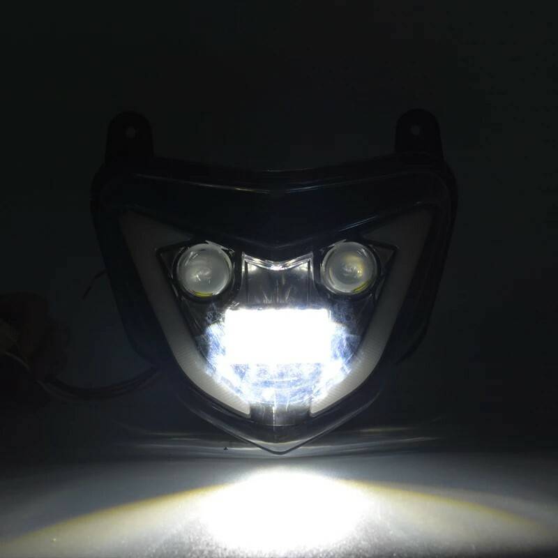 For Ducati Hypermotard 821 939 LED DRL Headlight Assembly with Turn Signal