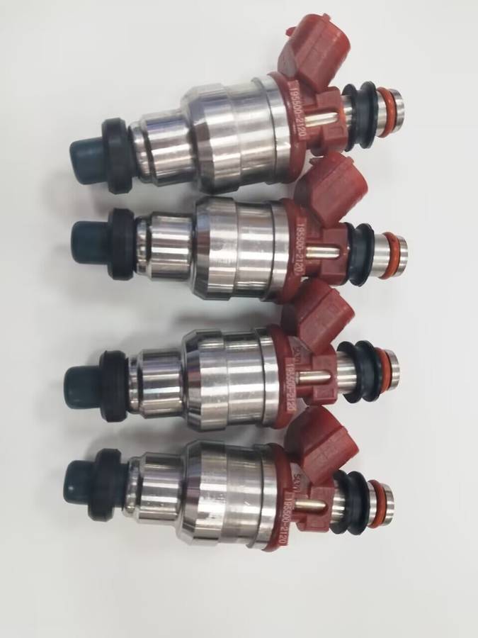 4pcs New Fuel Injectors 195500-2120 Fits For 1989-1996 Mazda 323 1.3L 1.6L