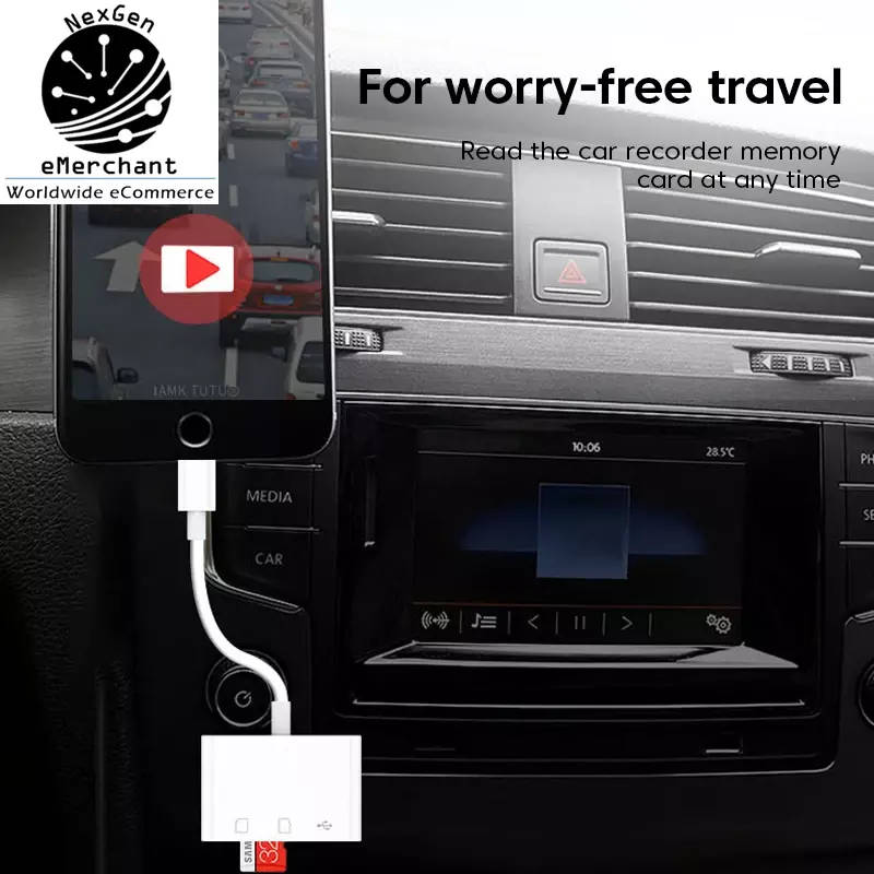 Type-C 3 IN 1 Micro SD TF Card Reader Multifunction USB Adapter