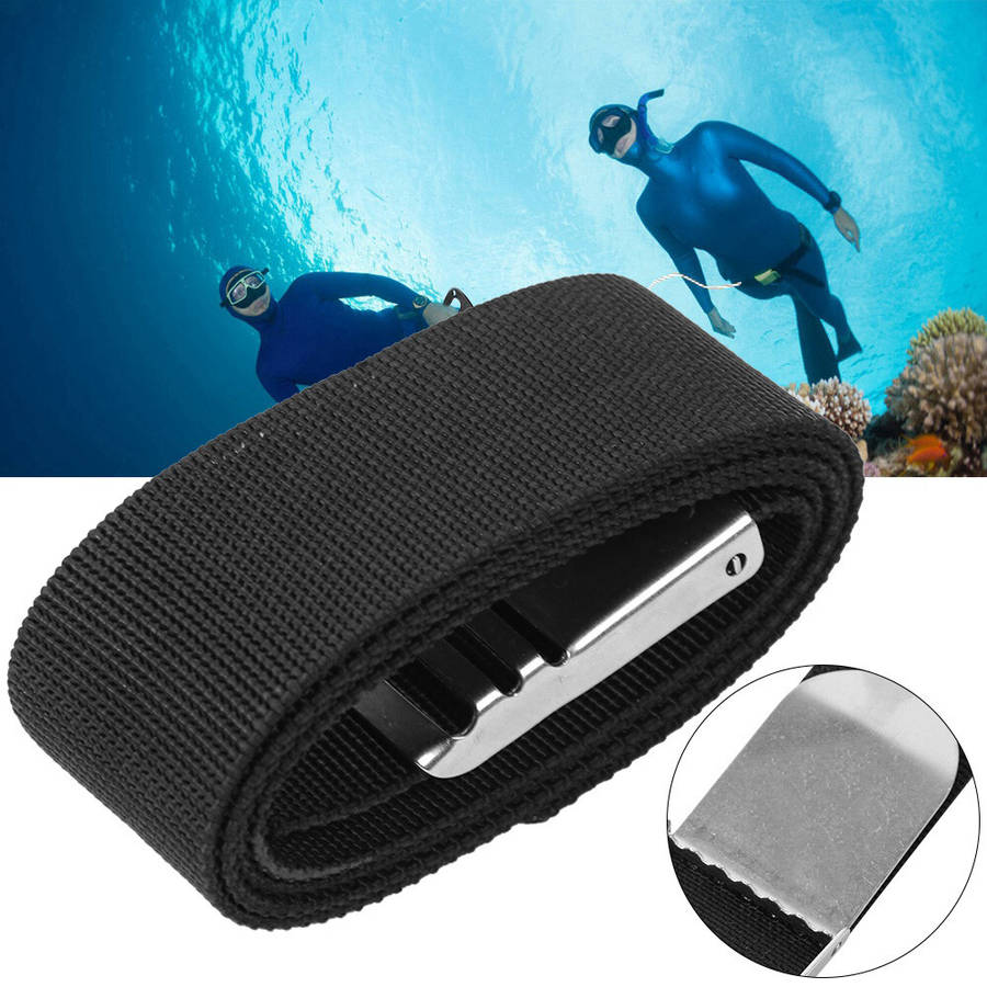 Diving Scuba Weight Belt Waist Belt With Quickease Stainless Steel Buck CW
