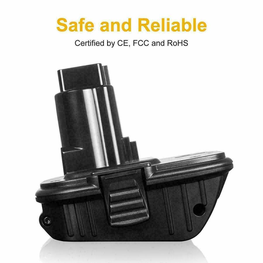 DCA1820 Adapter For DeWalt 20V Li-Ion Battery DCB206 To 18V NiCad NiMh Battery