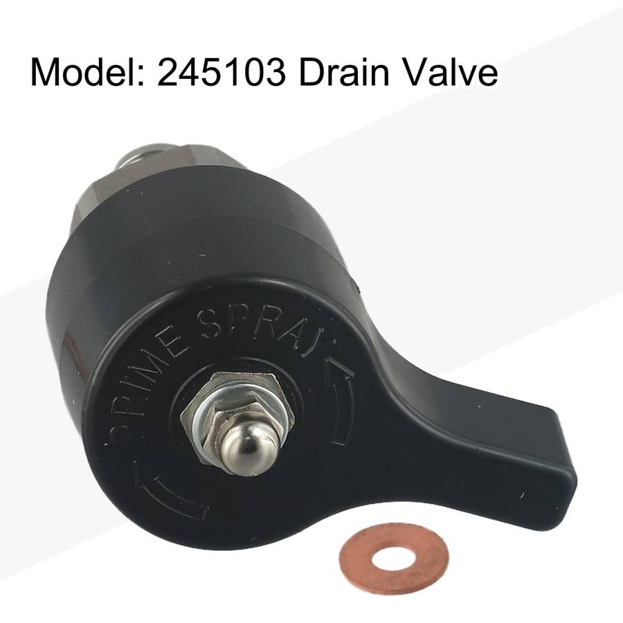 Reliable Drain Valve For Sprayer 5900 7900 Polished Finish Long Lasting
