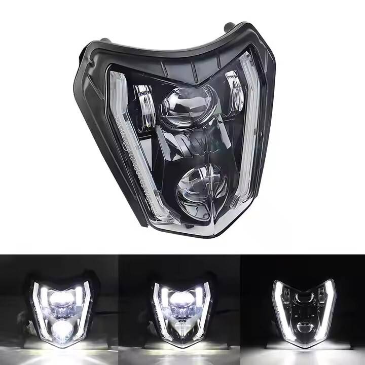LED Headlight H/L beam DRL For KTM EXC XCW SX 125 250 350 450 500 SMC-R 690