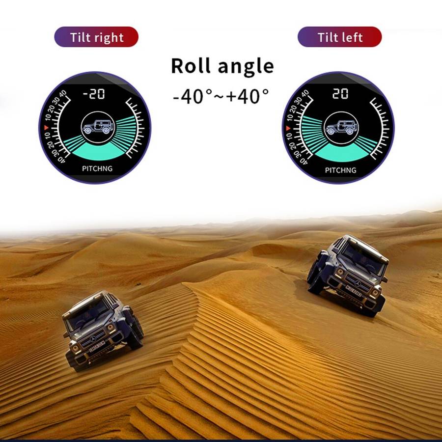 Brand New Inclinometer City Driving Mode Guage Indicator Off-road Mode