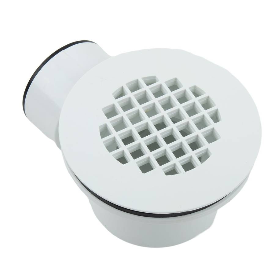 Low Profile Shower Drain, 1.5" Side Outlet Drain Assembly