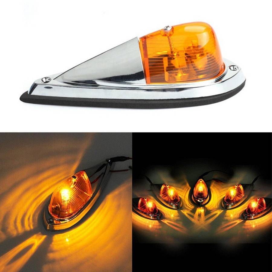 Cab Marker Amber Cab Roof Marker Lights Car Accessories LED Roof Lamps
