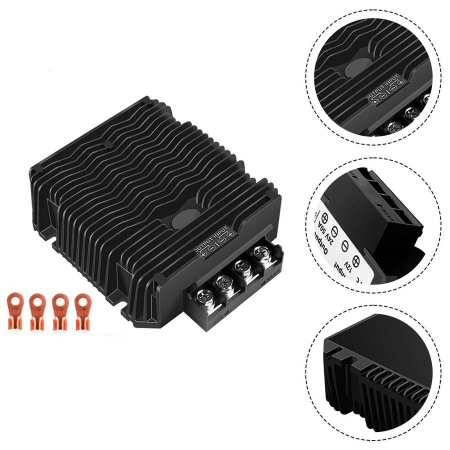30A 12V To 24V DCDC Converter With 1200W Power For Various Applications