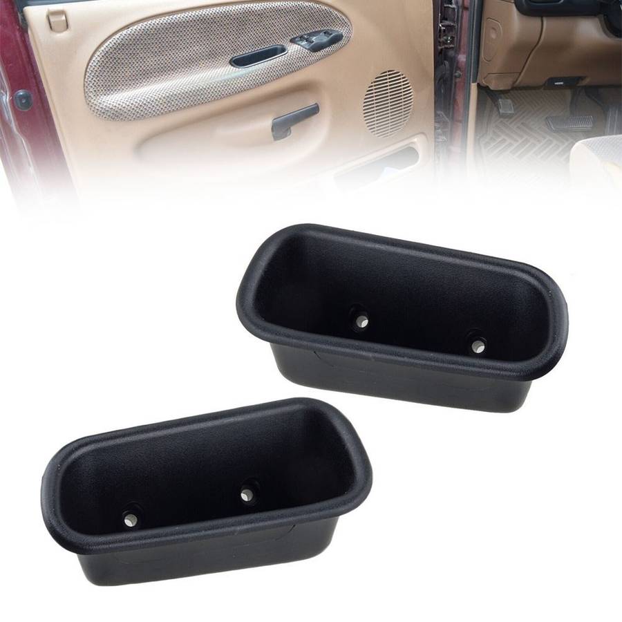PAIR FRONT R&L DOOR PULL CUP 04741404 04741405 For Dodge For Ram 1500 2500 3500