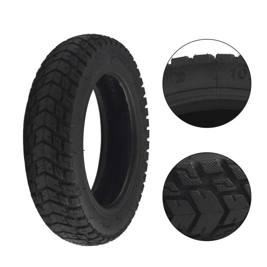 10 Inch 10x2-6.1 Tubeless Tyre Thickened Off-Road Tire Electric Scooter Refit