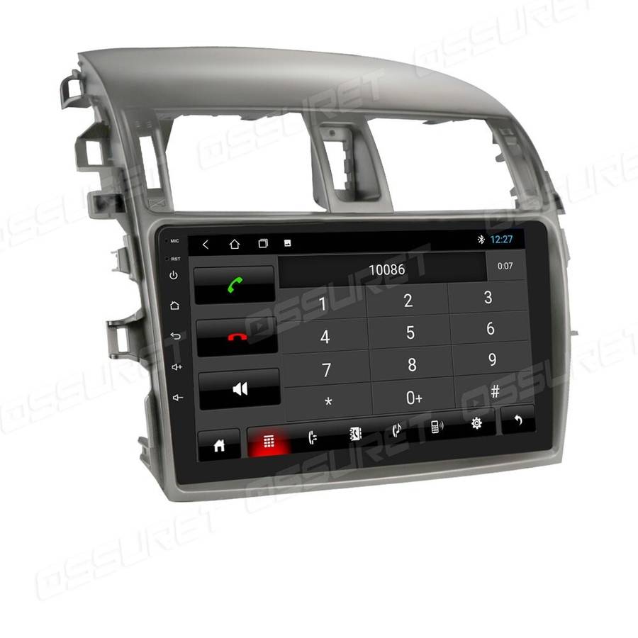 For Toyota Corolla 2006-2013 9" Android 13 Carplay Car Stereo Radio GPS Headunit