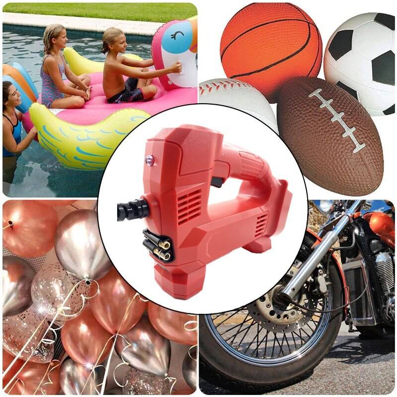 Cordless Air Pump Inflator for Milwaukee Li-ion Battery Air Compressor for Car
