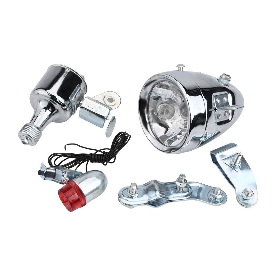 Bicycle Dynamo Generator Light Kit For Cycling Enthusiasts Accessories