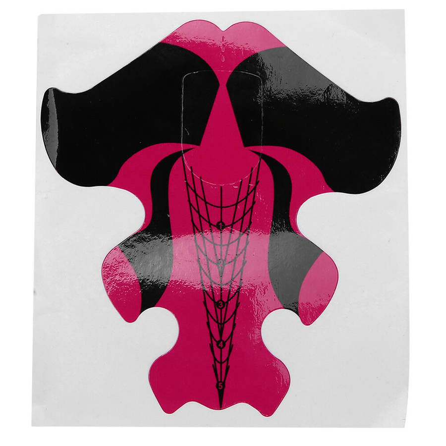 Nail Gel Forms Goldfish Shape Self Adhesive Nail Art Extension Sticker For W CHW