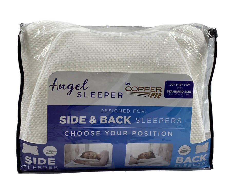 Image 1 - Copper-Fit-Angel-Sleeper-Memory-Foam-Pillow