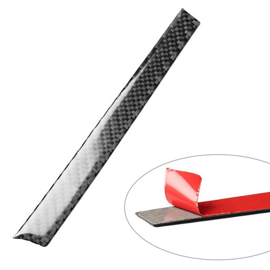 3pcs Carbon Fiber Style Console Panel Trim Cover For Alfa For Romeo For Giulia