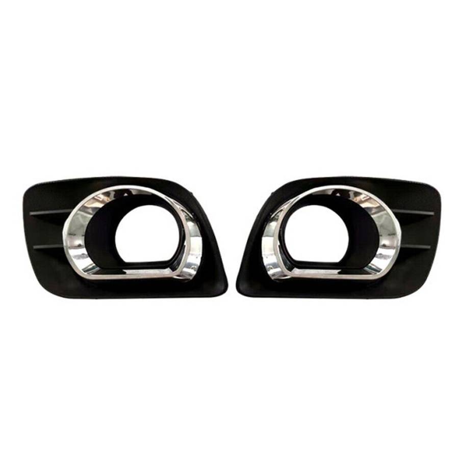 1 Pair Front Bumper Fog Light Cover Trim Fits For Pontiac Vibe 2009 2010 2011