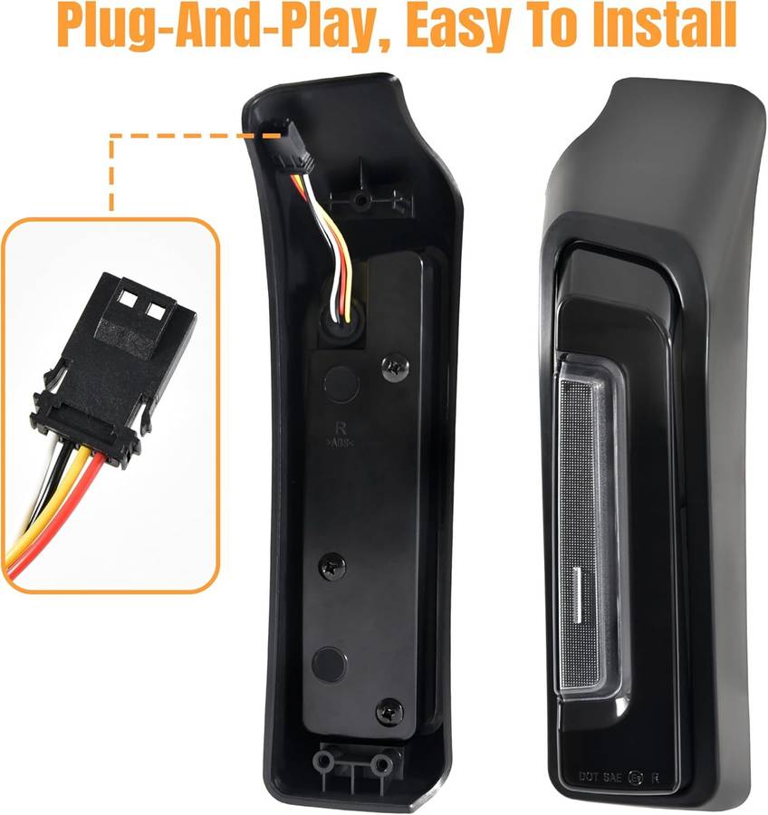 For Harley Street Glide/ Road Glide 2024 Rear Fender LED Saddlebag Side Light