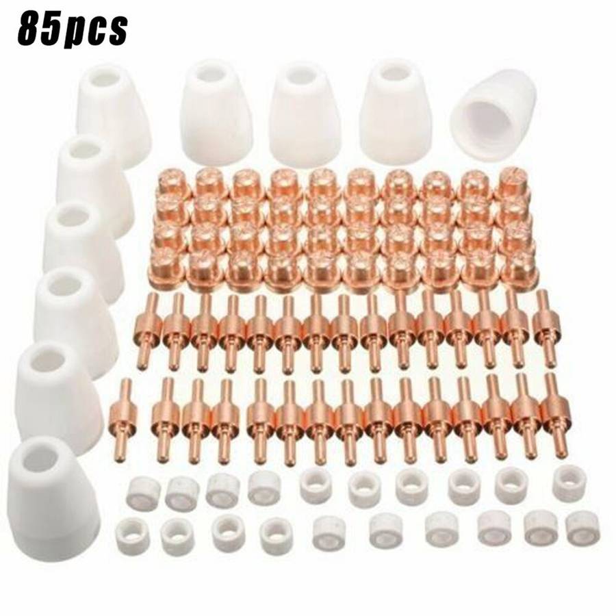 85x/set Plasma Nozzles Set Cutter Consumables Replacement Torches Welding