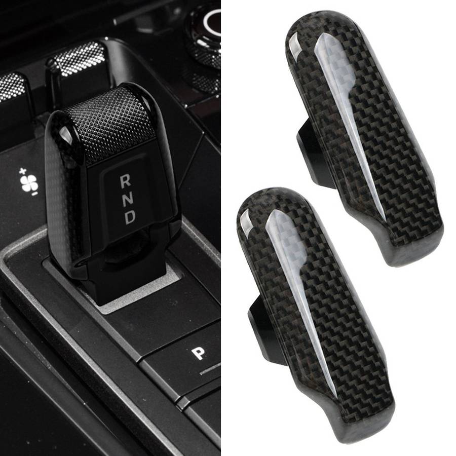 Real Carbon Fiber Gear Shift Knob Cover Trim For 992 911 2019-2023 For Porsche