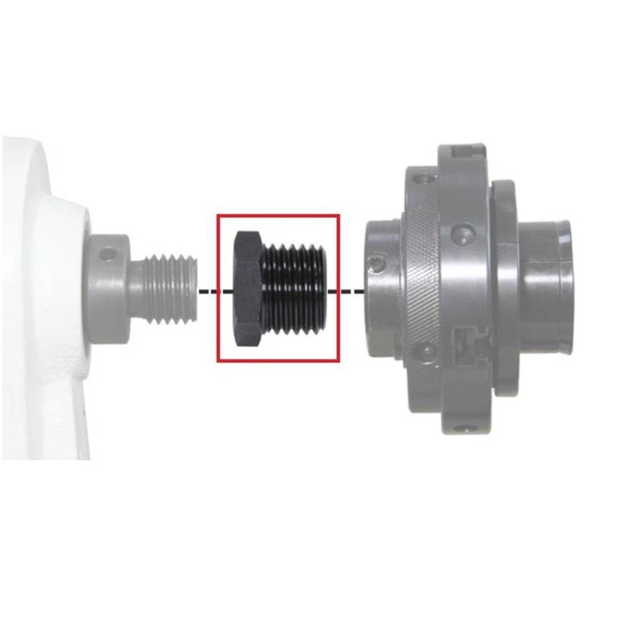 1 Pc Wood Turning Lathe Headstock Spindle Chuck Adapter M18X2.5 To 1-8TPI Tool