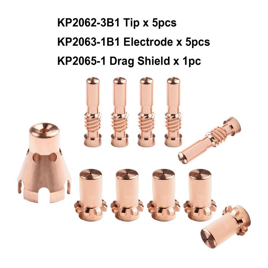 11pcs For Electric-ProCut 25 /55 /80 Torch Electrode Tip KP2062-3B1,KP2065-1/NEW
