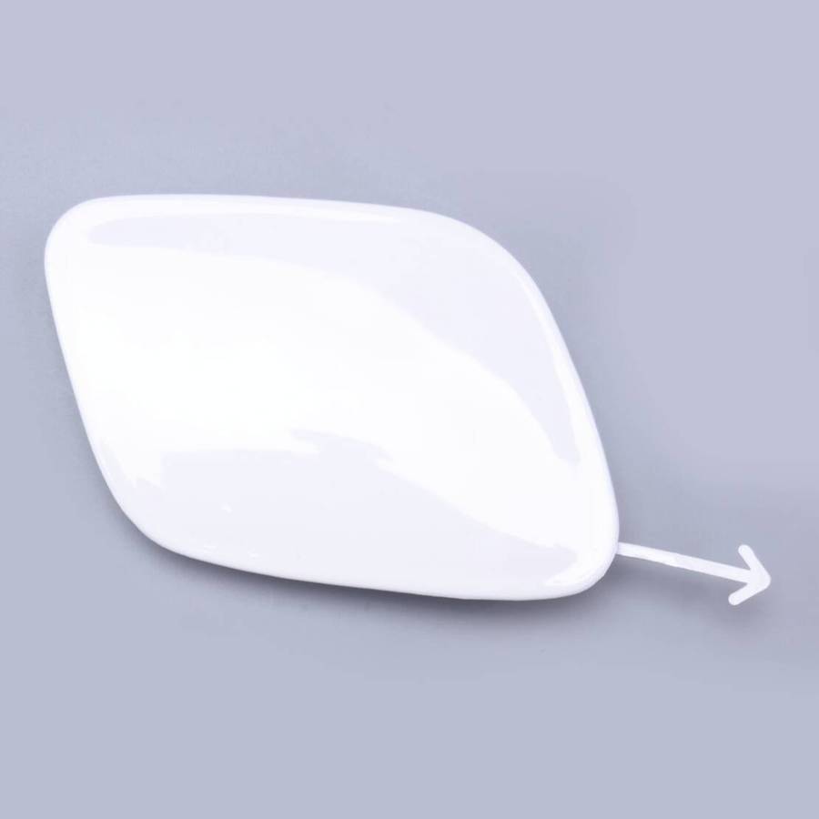 White Front Bumper Left Tow Hook Eye Cap Cover Fit For Toyota Prius 2019-2021
