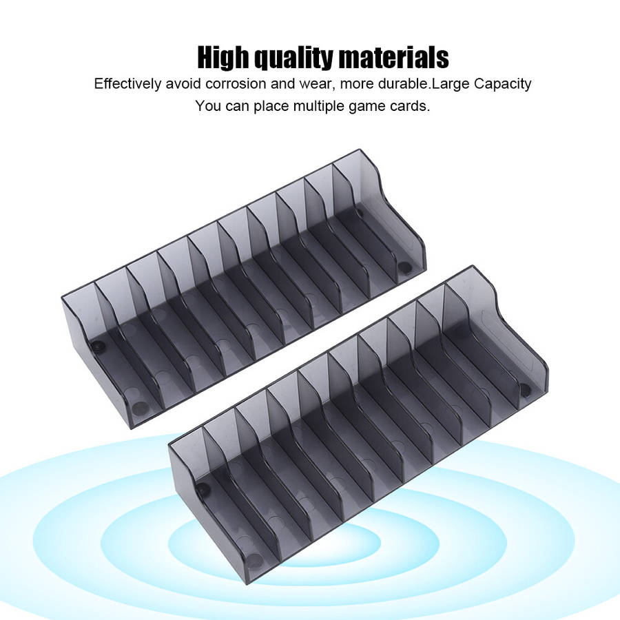 2x Large Capacity Game Card Box Game CD Storage Stand Holder Bracket For New