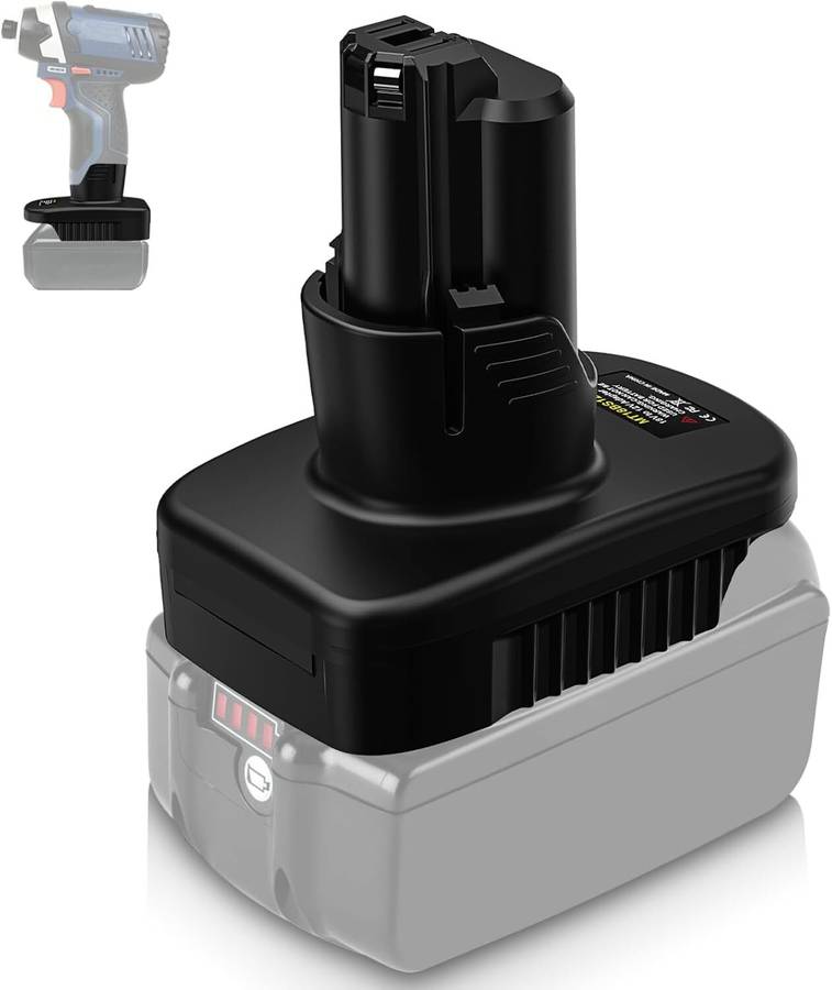 Adapter for Makita 18V Li-ion Battery Converter to for Bosch 12V Power tools