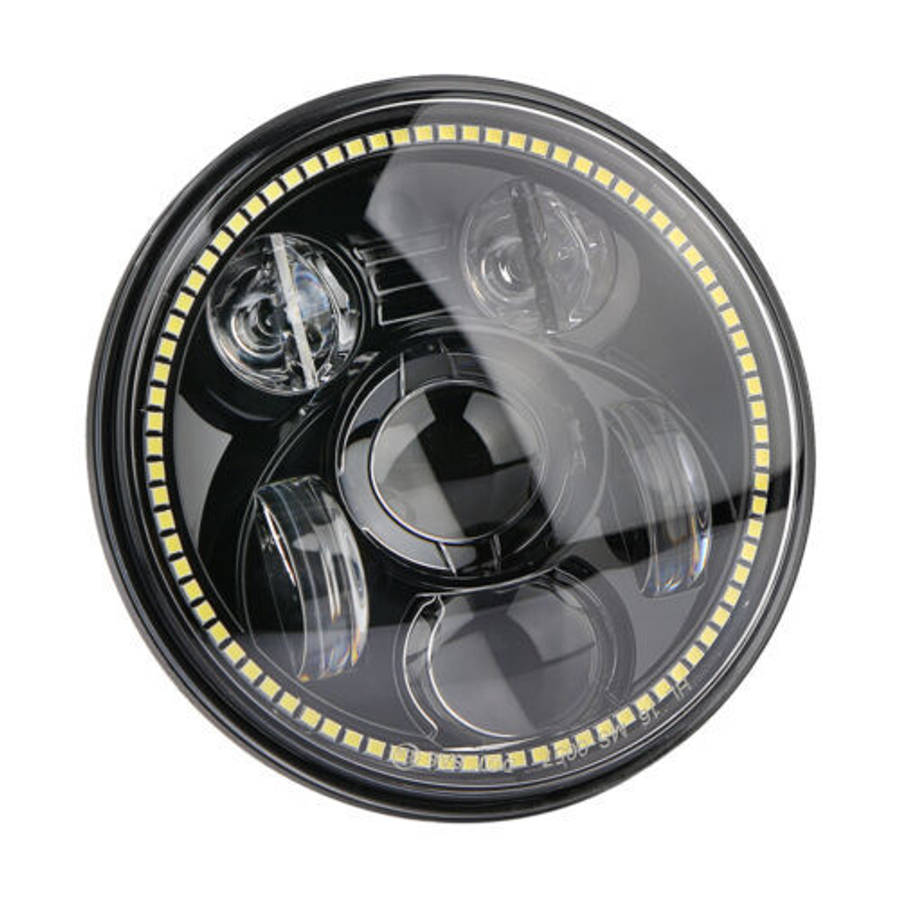 5 3/4inch LED Headlight with Halo DRL for Motorcycle Indian Scout 60 Bobber