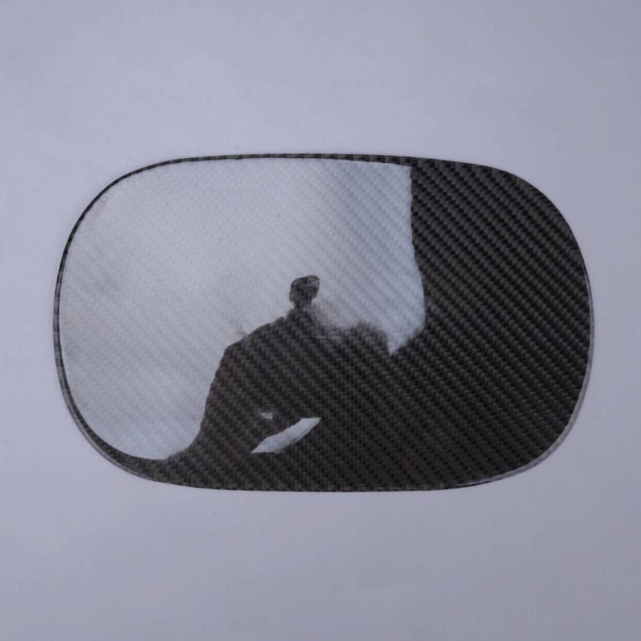 Carbon Fiber Filler Fuel Door Tank Gas Cap Cover Trim Fit For Mercedes Benz W205