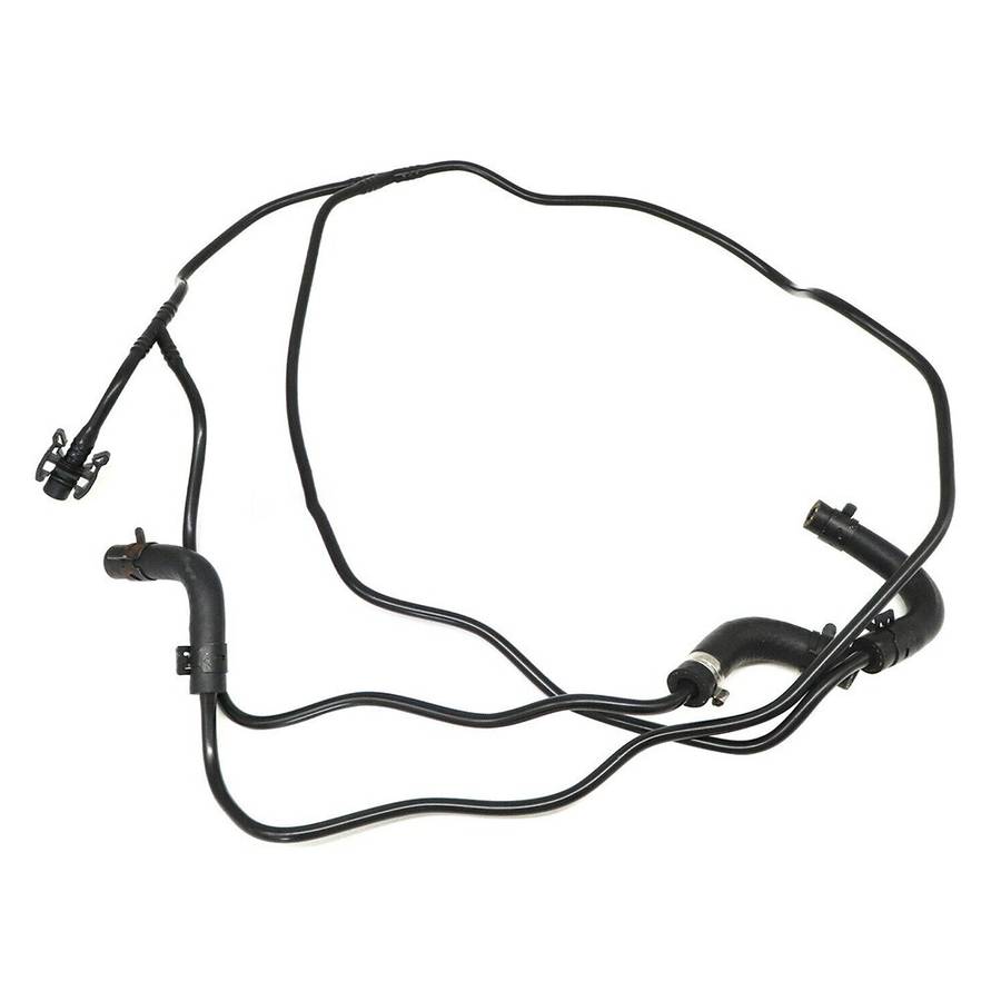 Black Radiator Coolant Hose For Ford Escape 2017 2019 Easy Installation