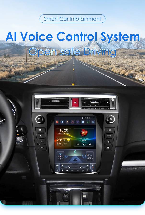 9.7" For Subaru Legacy Outback 2015-2018 Carplay Android Car Stereo SWC WIFI 32G