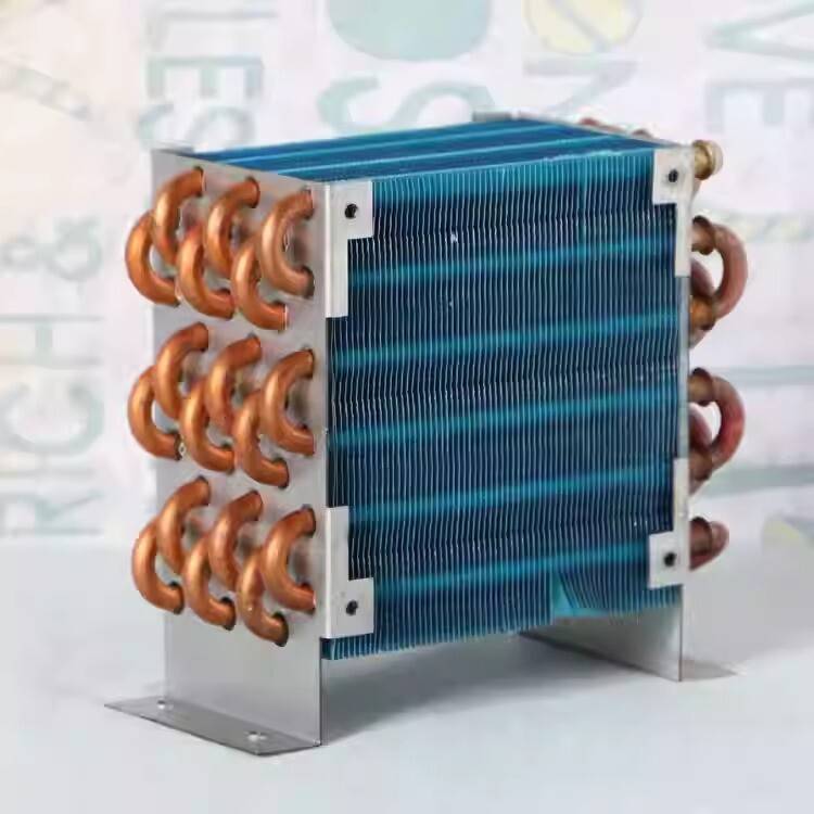 1PC New Radiator Evaporator Condenser Copper Tube Aluminum Fin CP6x6x120 Cooler
