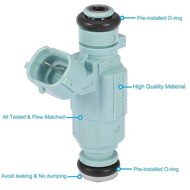 4X 35310-23800 8260930048 Fuel Injector for Hyundai G4GF 2.0L Beta motor