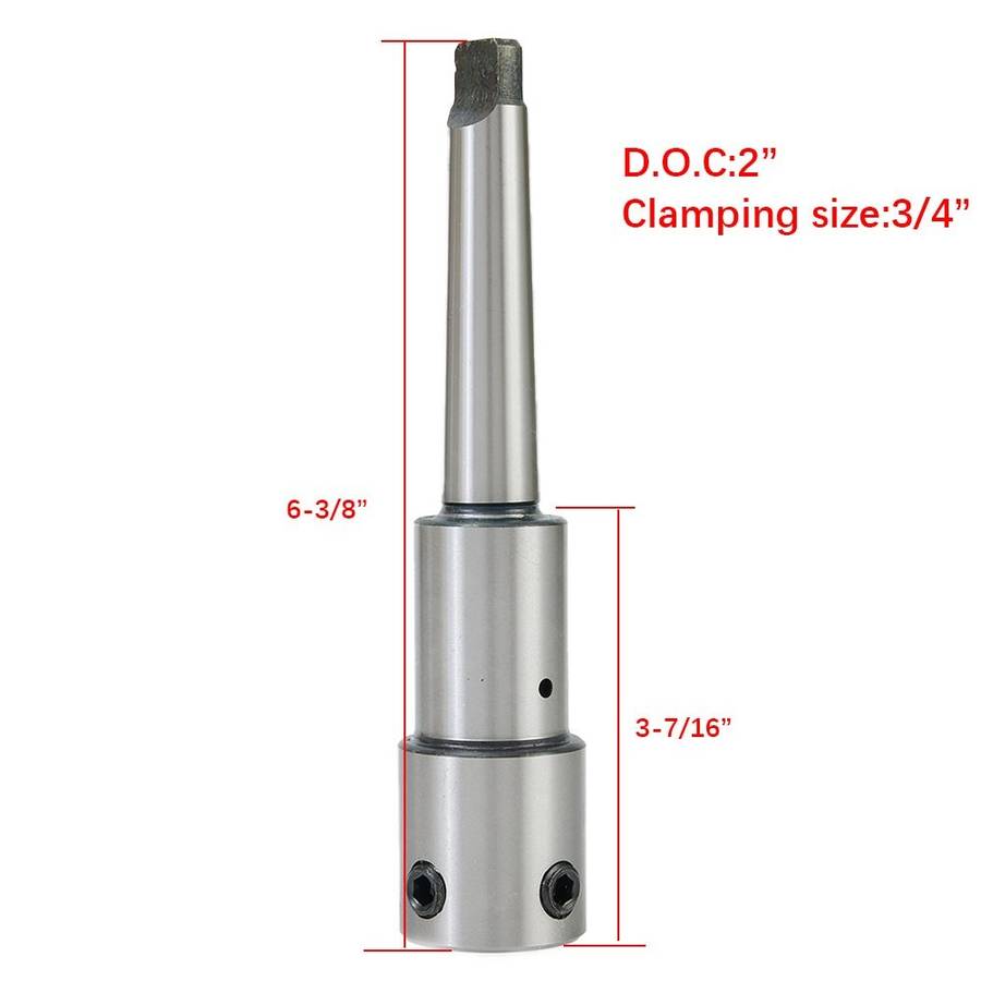 19mm 3/4"Weldon Holder MT 2 Rota Broach-Annular Cutter Adaptor,Morse,2-Taper