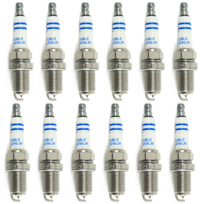 12Pcs Platinum Spark Plugs 004159190326 Fit For Mercedes W163 W210 W211 W220