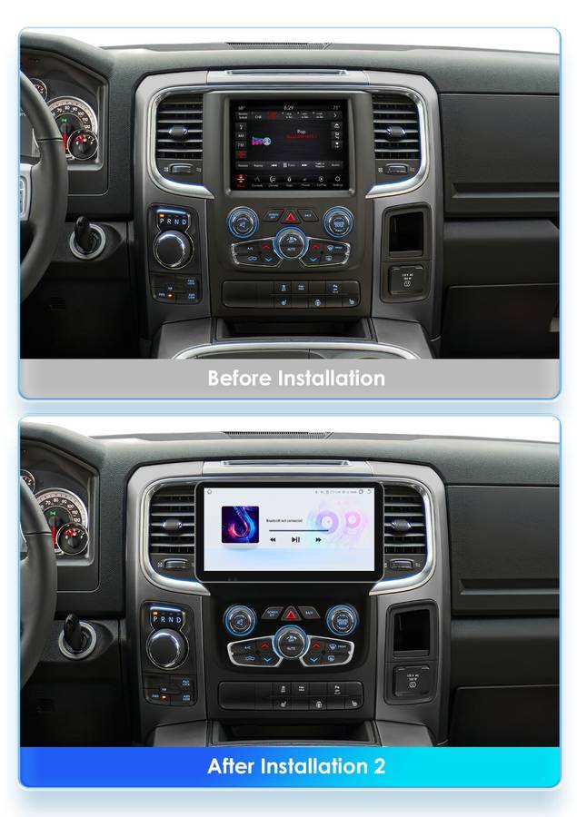 6+64GB Android12 Stereo Radio GPS 10.33"for Dodge Ram 1500 2500 3500 2013-18 DSP