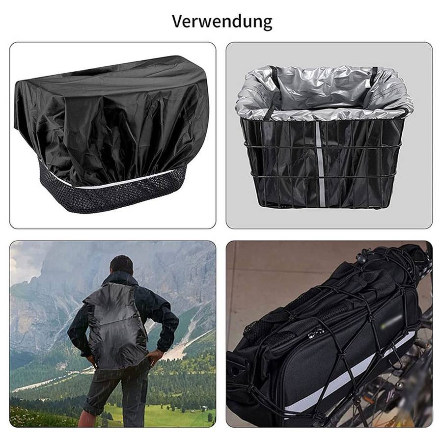 Bike Basket Rain Protector & Luggage Net Long Lasting And Reliable