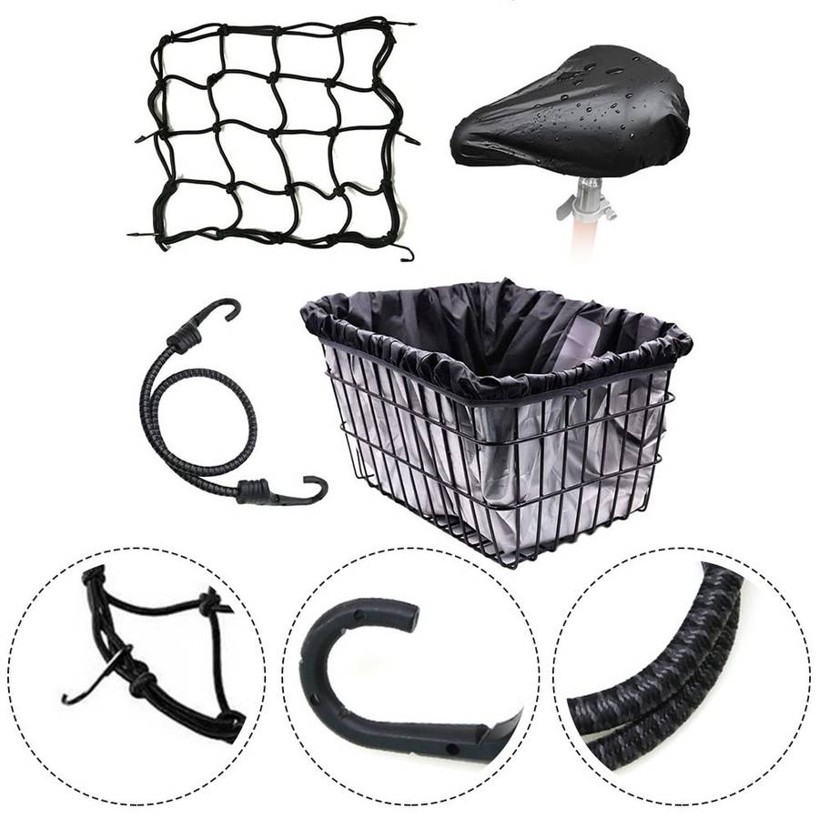 Bike Basket Rain Protector & Luggage Net Long Lasting And Reliable