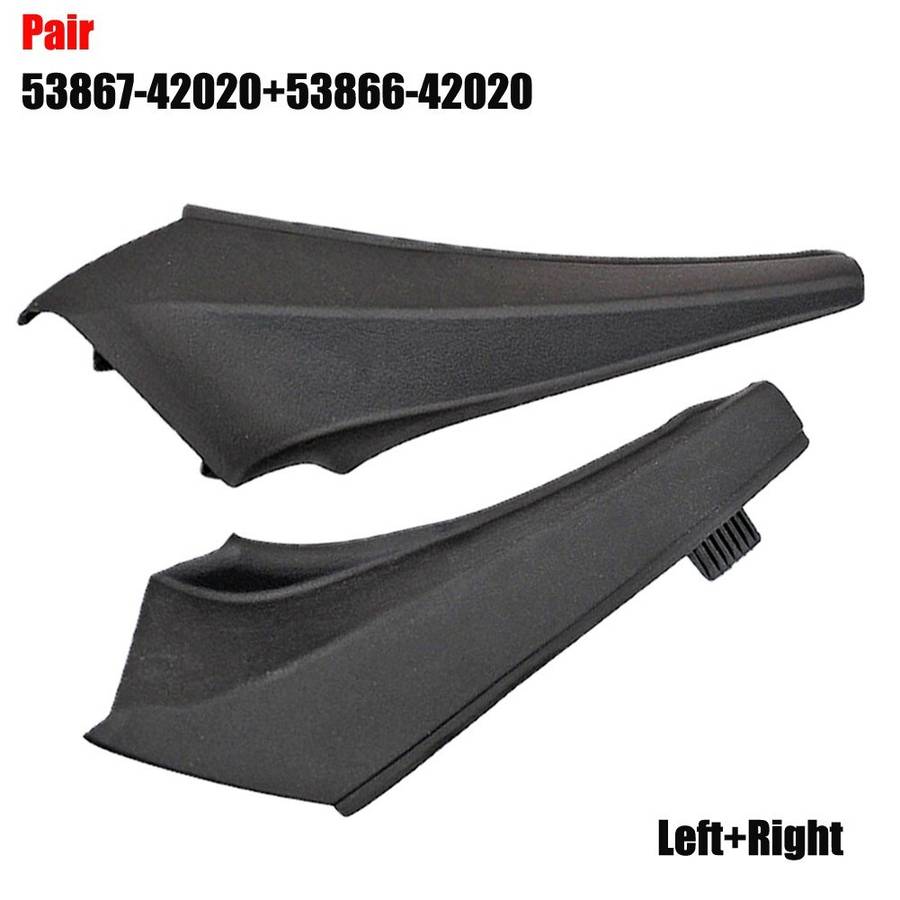 1 Pair Front Fender To Cowl Hood Side Seal For Toyota-Rav4 2013-18 53867-42020
