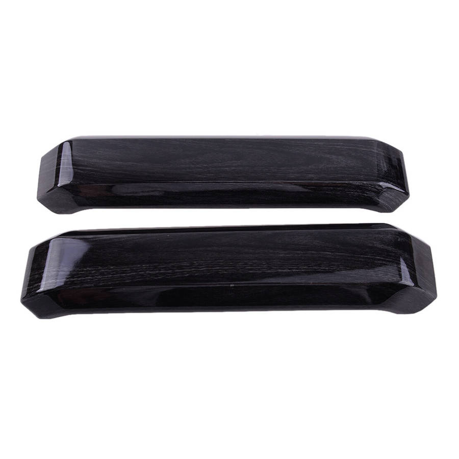 Black Wood Interior Door Handle Cover Trim 4pcs/Set Fit For Ford F150 15-2019