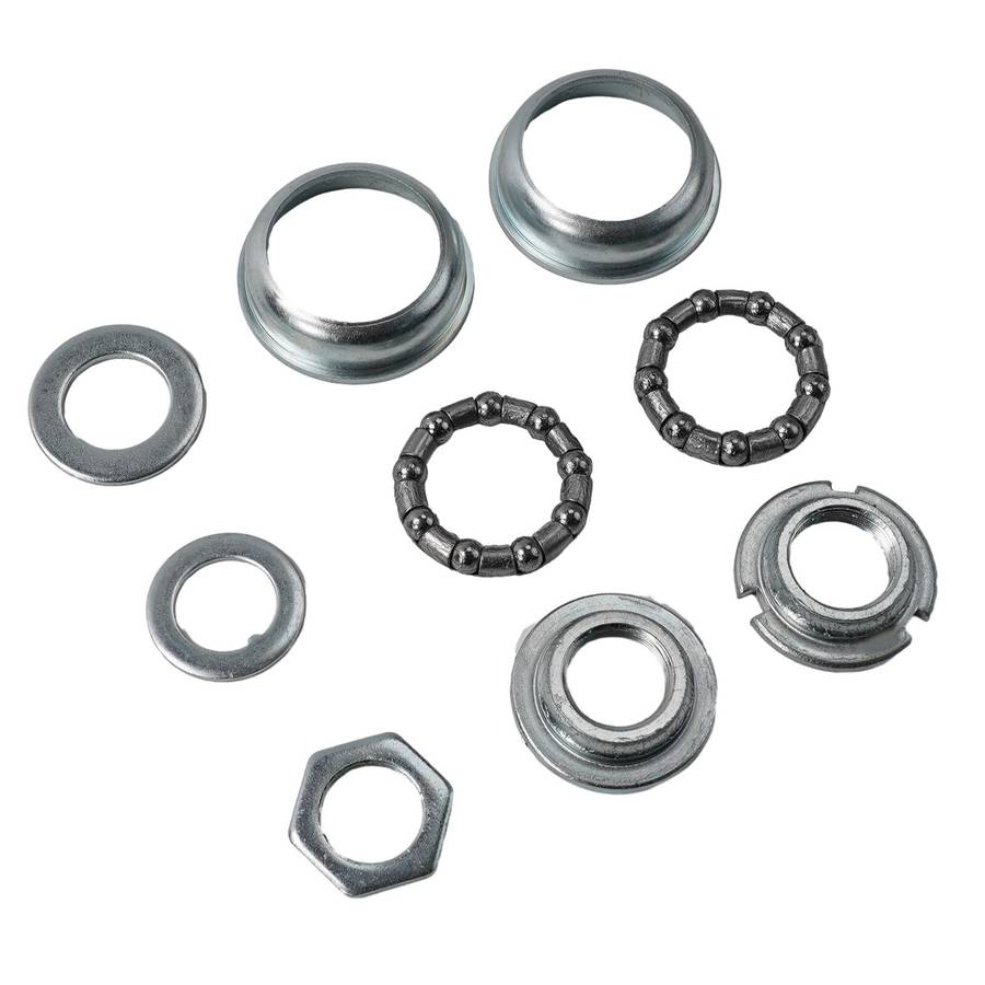 Bike Bicycle Bottom Bracket BB Cup Bearing Set For Large Shell 1 Piece Crank