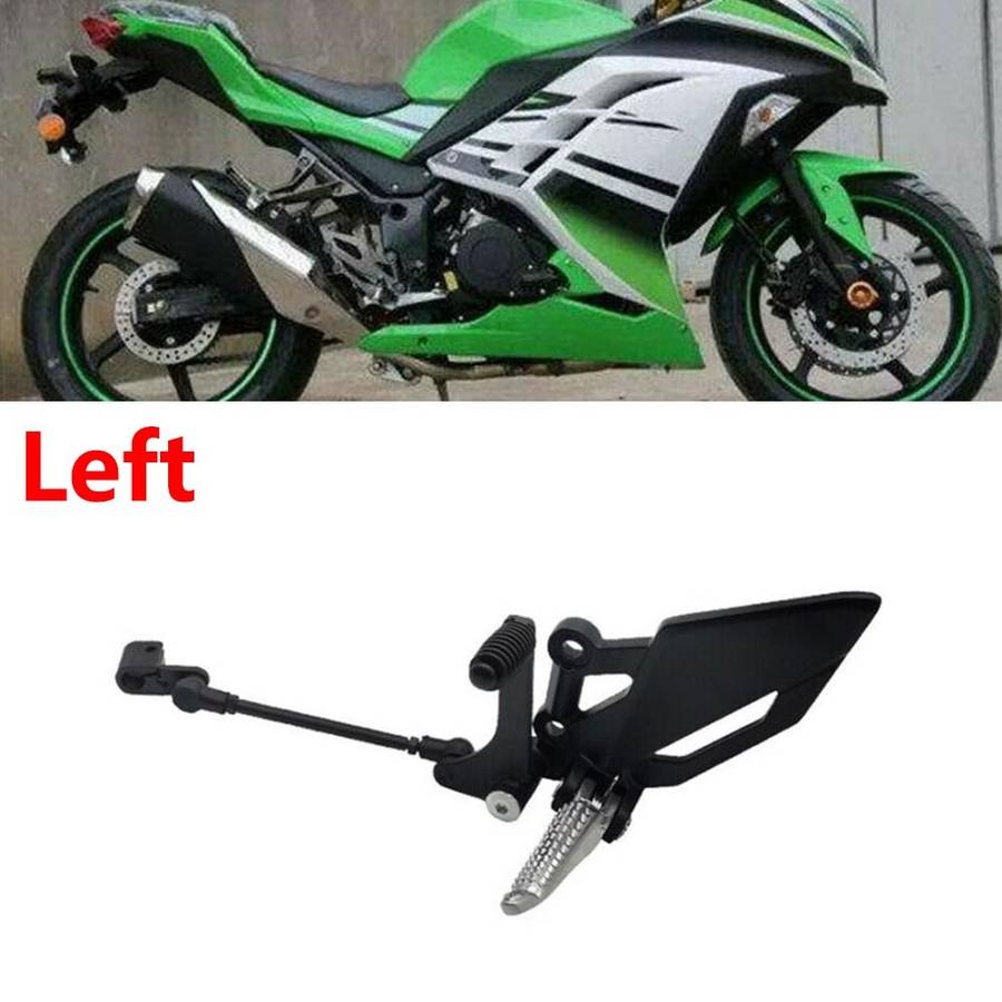 Foot Peg Bracket Brake Pedal Lever/ Assembly For KAWASAKI EX 250R NINJA250 R 300