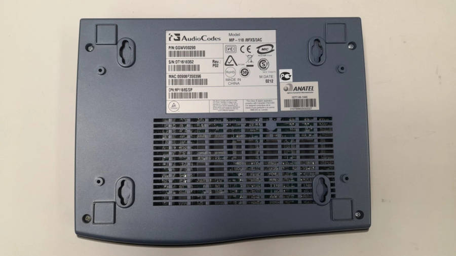 Audio Codes MP-118 VOIP GATEWAY MP 118/8FXS/3AC GGWV00290