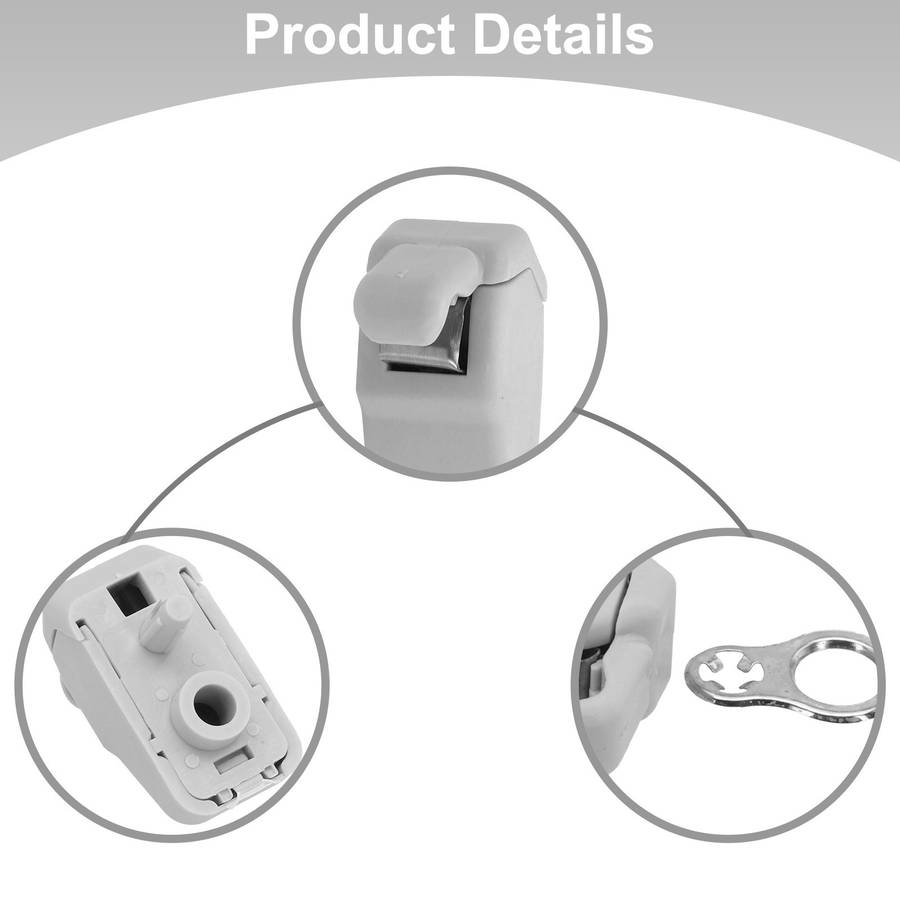 Interior SUN VISOR SUPPORT CLIP 5ND86MS7AA For FIAT For 500L 2014-2017