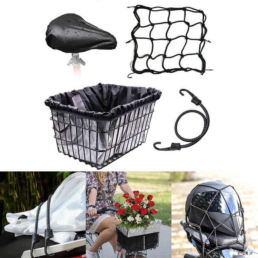 Bike Basket Rain Protector & Luggage Net Long Lasting And Reliable