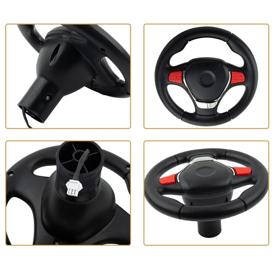 S2388 S2588 S9088 Children\\s Electric Car Steering Wheel Kids Ride-On-Car