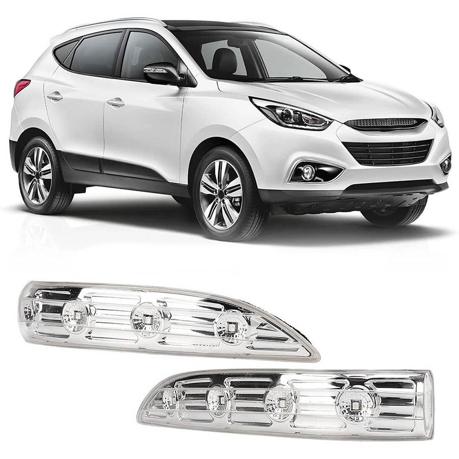 LH RH LED Mirror Turn Signal Lamp For Hyundai Tucson IX35 Fits 2010 2015 IX35