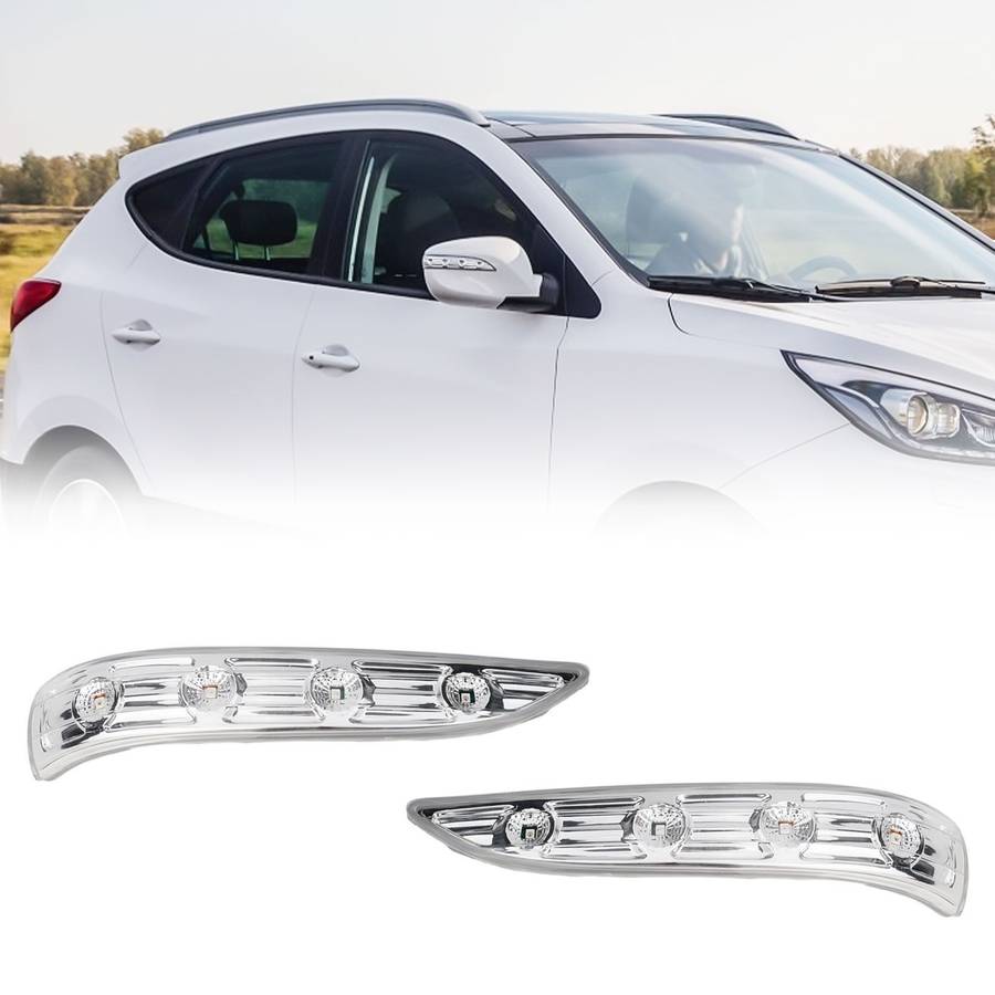 LH RH LED Mirror Turn Signal Lamp For Hyundai Tucson IX35 Fits 2010 2015 IX35